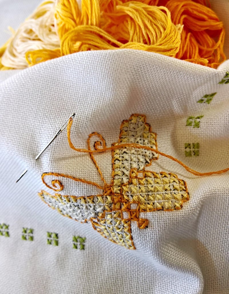 Sun and Moon Embroidery